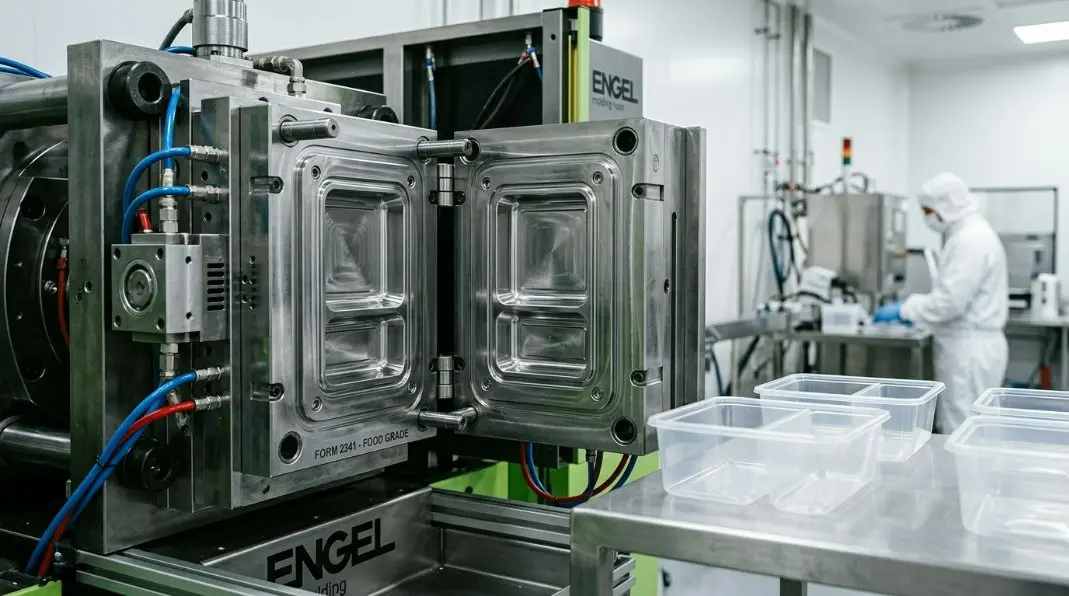 Fábrica líder de moldes de injeção de plástico na China: 2026 inovações em moldes para recipientes de armazenamento de alimentos de alta clareza