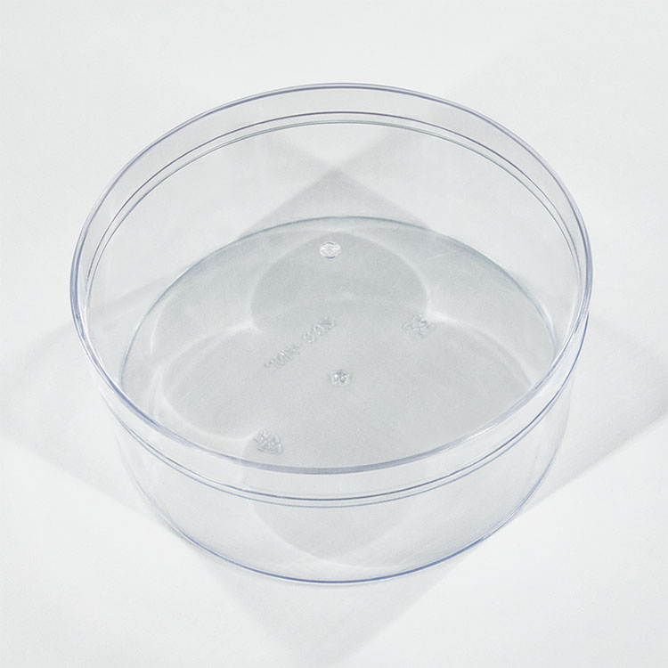 Recipiente de plástico transparente para alimentos PS